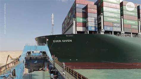 Suez Canal blocked: Container ship Ever Given has partially re-floated