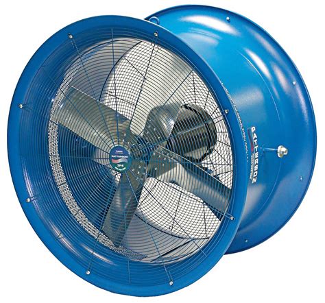 PATTERSON 34 in High-Velocity Industrial Fan, Stationary, Fan Head Only, 230/460V AC - 6ALG2 ...