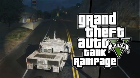 GTA 5 Tank RAMPAGE - GTA V Tank Gameplay - Rhino Tank on GTA5 - YouTube