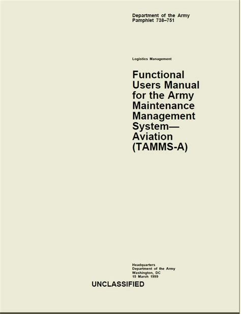 Army Air Forces Functional Users Manual Maintenance Management System ...