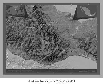 Oaxaca Elevation Map Photos, Images & Pictures | Shutterstock