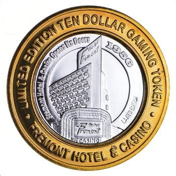 .999 Fine Silver Center Fremont Hotel Las Vegas Casino Chip Limited Edition $ 10 Token - Rare ...
