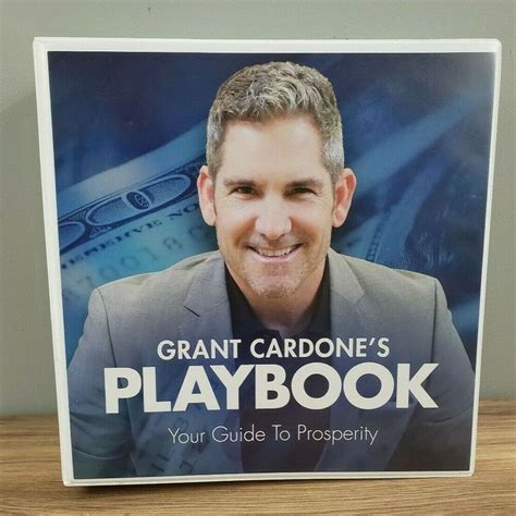 Grant Cardone's Playbook: Your Guide To Prosperity MASSIVE BOOK | Grant cardone, Cardone, Audio ...