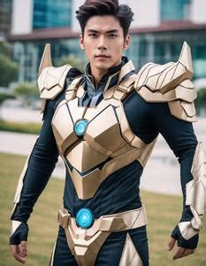 Omni Man Cosplay Costume Fancy Dress. Face Swap. Insert Your Face ID:878453