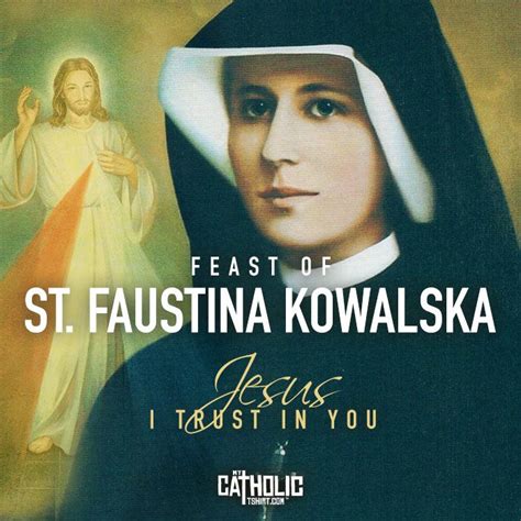 Today we celebrate the Feast of St. Faustina Kowalska, virgin. #FeastDay‬ #StFaustina‬ # ...