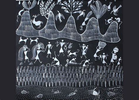 Warli Paintings | Tribal community, Art practice, Art