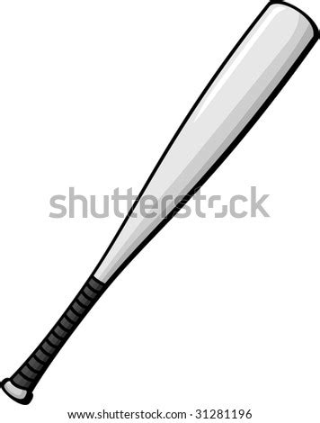 Aluminum Baseball Bat Stock Vector Illustration 31281196 : Shutterstock