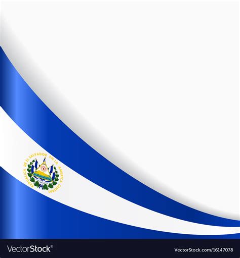 El salvador flag background Royalty Free Vector Image