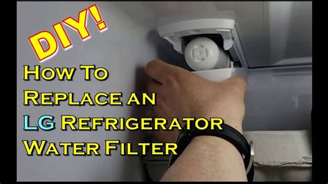 LG Refrigerator Water Filter Replacement (HOW TO DIY) - YouTube