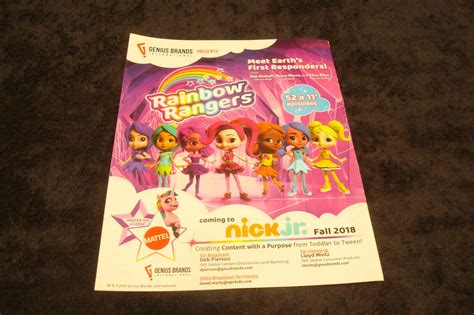 RAINBOW RANGERS 2017 Nick Jr. ad Pepper Mintz, Anna Banana, Mandarin ...