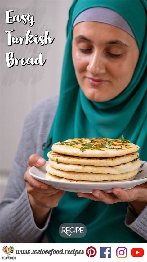 Turkish Bread that anyone can bake | Recipes, Artisan bread recipes, Homemade flatbread recipes
