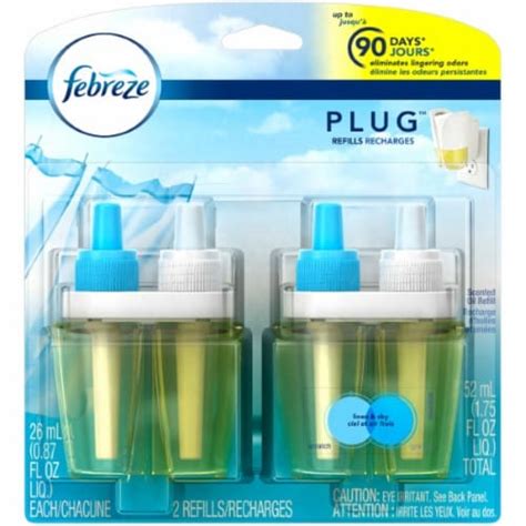 Febreze Plug Air Freshener Refills Linen & Sky (Pack of 32), 32 pack - Kroger