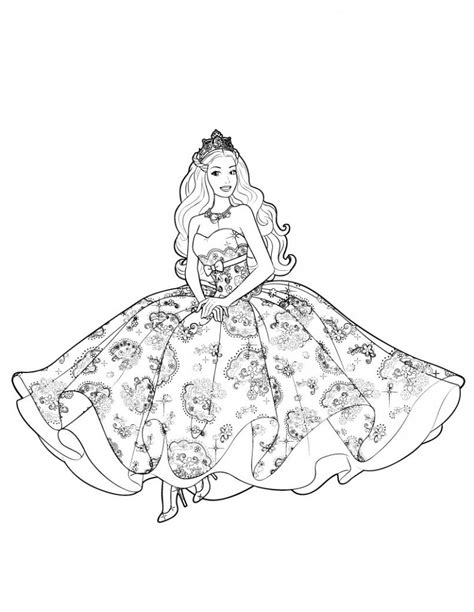 Barbie Princess Coloring Pages - Best Coloring Pages For Kids