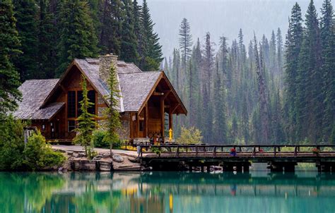 Lake Cabin Forest Wallpapers - Wallpaper Cave