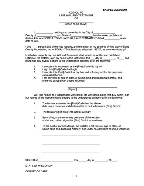 Last Will And Testament Sample Form Philippines - Printable Form, Templates and Letter