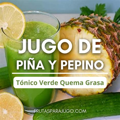 Jugo verde con pepino apio y manzana – Frutas Para Jugo