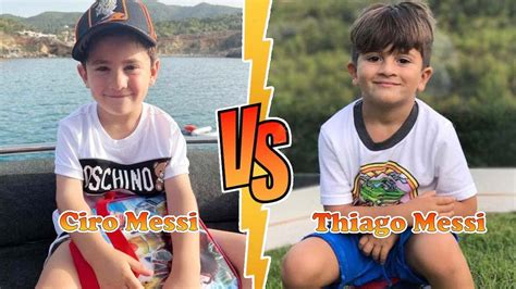 Thiago Messi VS Ciro Messi (Messi's Sons) Transformation ★ From 00 To 2022 - YouTube