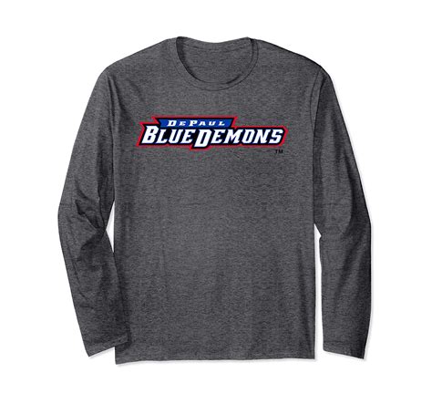 Depaul University Blue Demons Long Sleeve T-shirt Ppdpu05