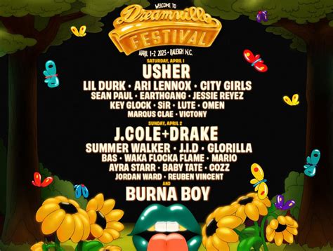 Drake, Usher Part of J. Cole's Epic 2023 Dreamville Festival Lineup