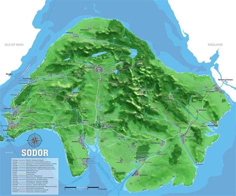 Map of Sodor by Cartomanic on DeviantArt | Thomas and friends ...