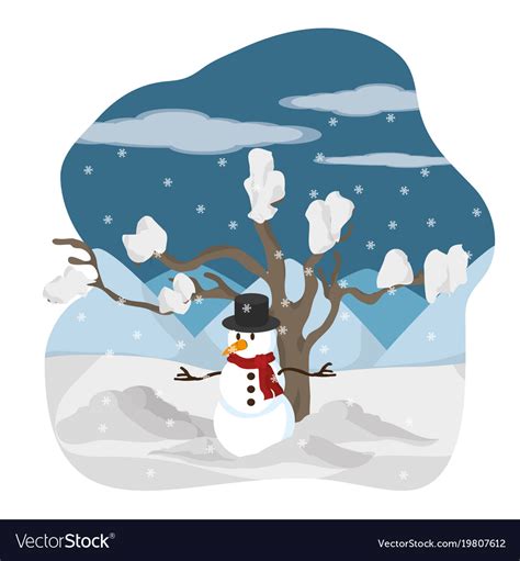 Winter season design Royalty Free Vector Image