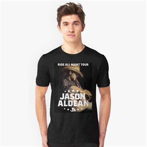 "jason aldean ride all night tour 2019" T-shirt by Brandon-H | Redbubble