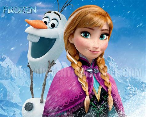 Anna and Olaf Wallpaper - Frozen Wallpaper (37370225) - Fanpop