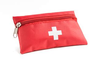 First Aid Kit | Close up image of red First Aid Kit in red c… | Flickr