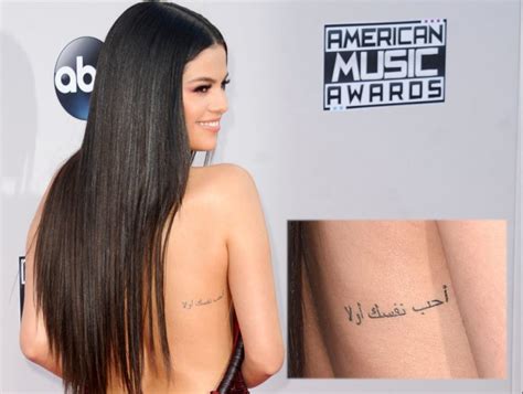 Selena Gomez 15 Tattoos and Meanings - Creeto