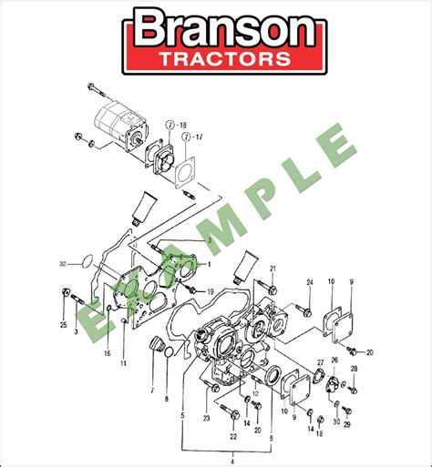 Branson Tractor Parts Manual