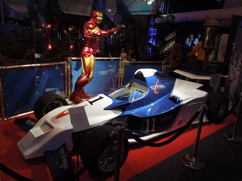 Tony Stark's F1 race car from Iron Man 2 on display... | Hollywood ...