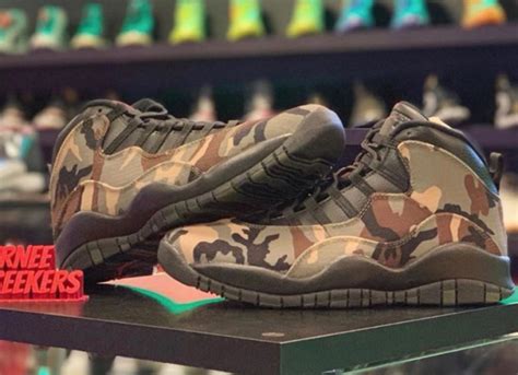 Air Jordan 10 Woodland Camo 310805-201 Release Date - SBD