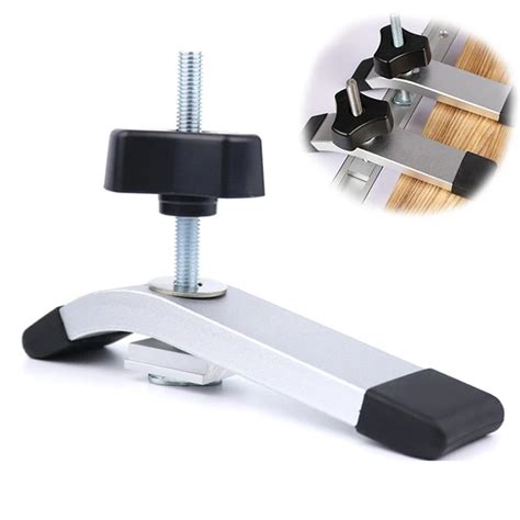 T track Clamps Quick Acting Hold Fixing Woodworking Jig Clamping Blocks M8 Screw Device ...