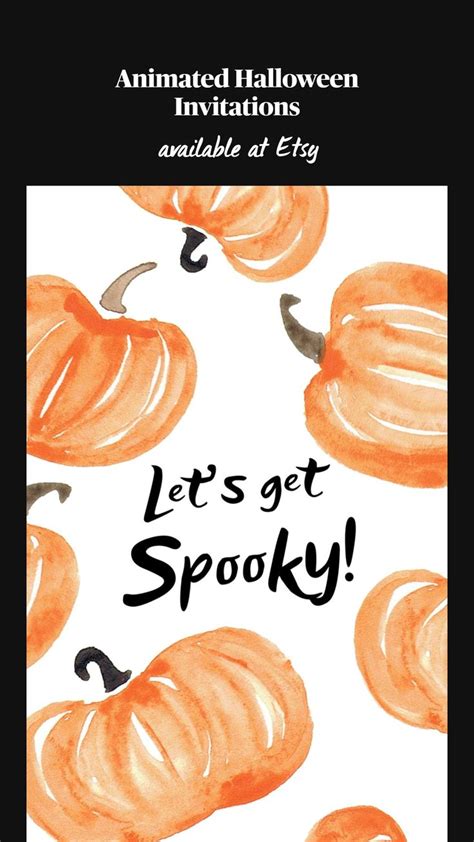 Animated Halloween Party Invitations for Mobile Device | Halloween ...