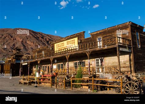 Calico Ghost Town Barstow CA California for tourist in old cowboy town of the 1800's cowboys of ...