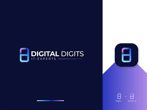 Digital Digits Logo by Aryan Thakur - Logo Designer on Dribbble