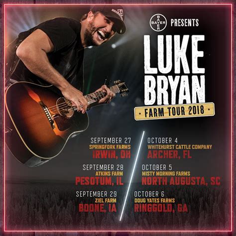 Luke Bryan Farm Tour 2018 - Just Announced!