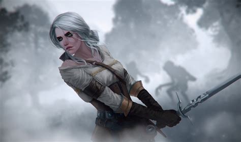 Ciri The Witcher 3 Digital Art 4k, HD Games, 4k Wallpapers, Images ...