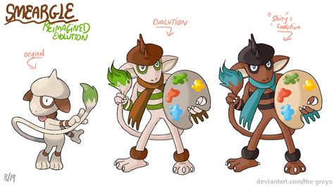 Pokemon Reimagined Evolution: Smeargle by The-Greys on DeviantArt