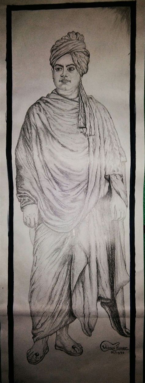 Swami Vivekananda Photos Drawing ~ Swami Vivekananda Pencil Sketch | Bodewasude