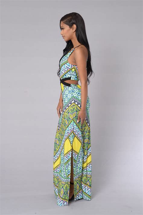 Caribbean Cruise Dress - Mint