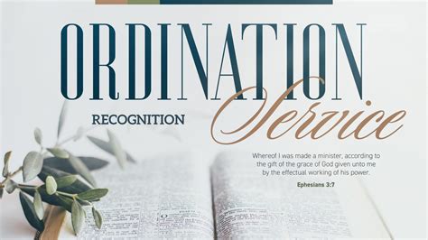 Recognition of Ordination Service for Rev. Jarrod Cruise (PM) | Lebanon Bible Fellowship Church