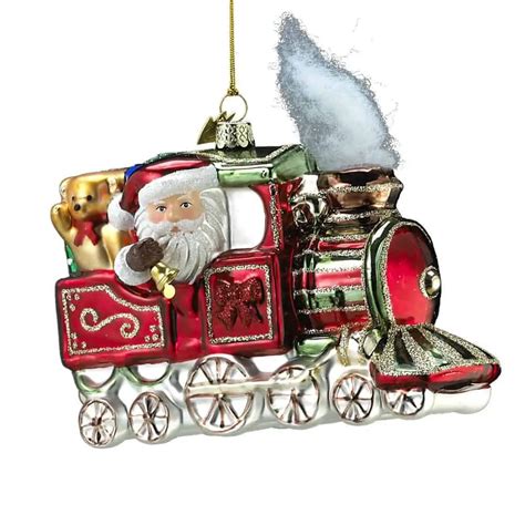 25 Glass Train Christmas Ornaments | Toy Train Center