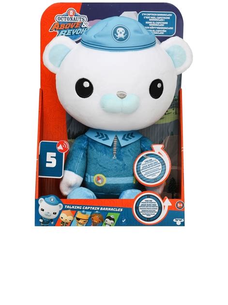 Octonauts Above & Beyond Sound Effects Plush Captain Barnacles Toy