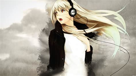 Anime Music Girl Wallpaper