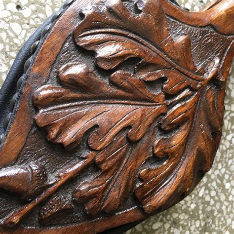 Victorian bellows, leaf & acorn carving, c. 1870 – Moorabool Antique ...