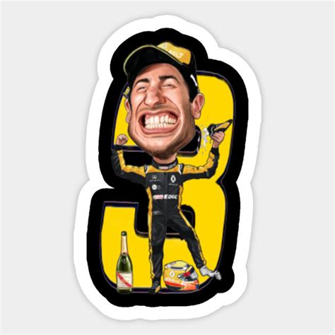 Daniel Ricciardo - F1 - Sticker | TeePublic