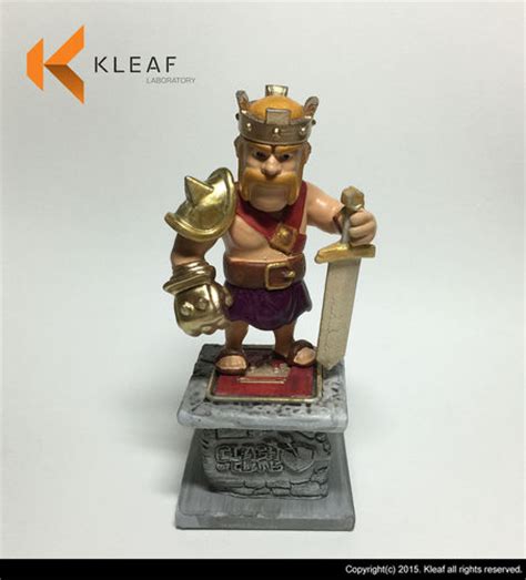 clash of clan - barbarian king Statue 3D Model 3D printable STL ...