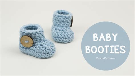 Crochet Baby Booties Written Pattern - Amelia's Crochet