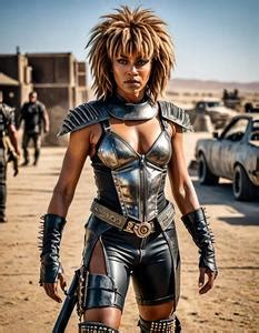 Tina Turner Mad Max Costume. Face Swap. Insert Your Face ID:1871710